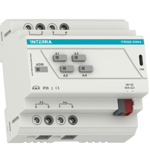 Actionneur combo Interra 4 sorties KNX