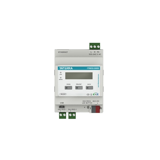 Interra 2 channels DALI Gateway KNX